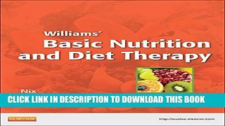 [PDF] Williams  Basic Nutrition   Diet Therapy (LPN Threads) Popular Online