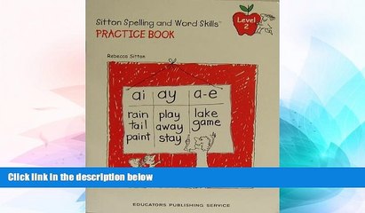 Big Deals  Rebecca Sitton s Practice Book for Learning Spelling and Word Skills, Level 2  Best