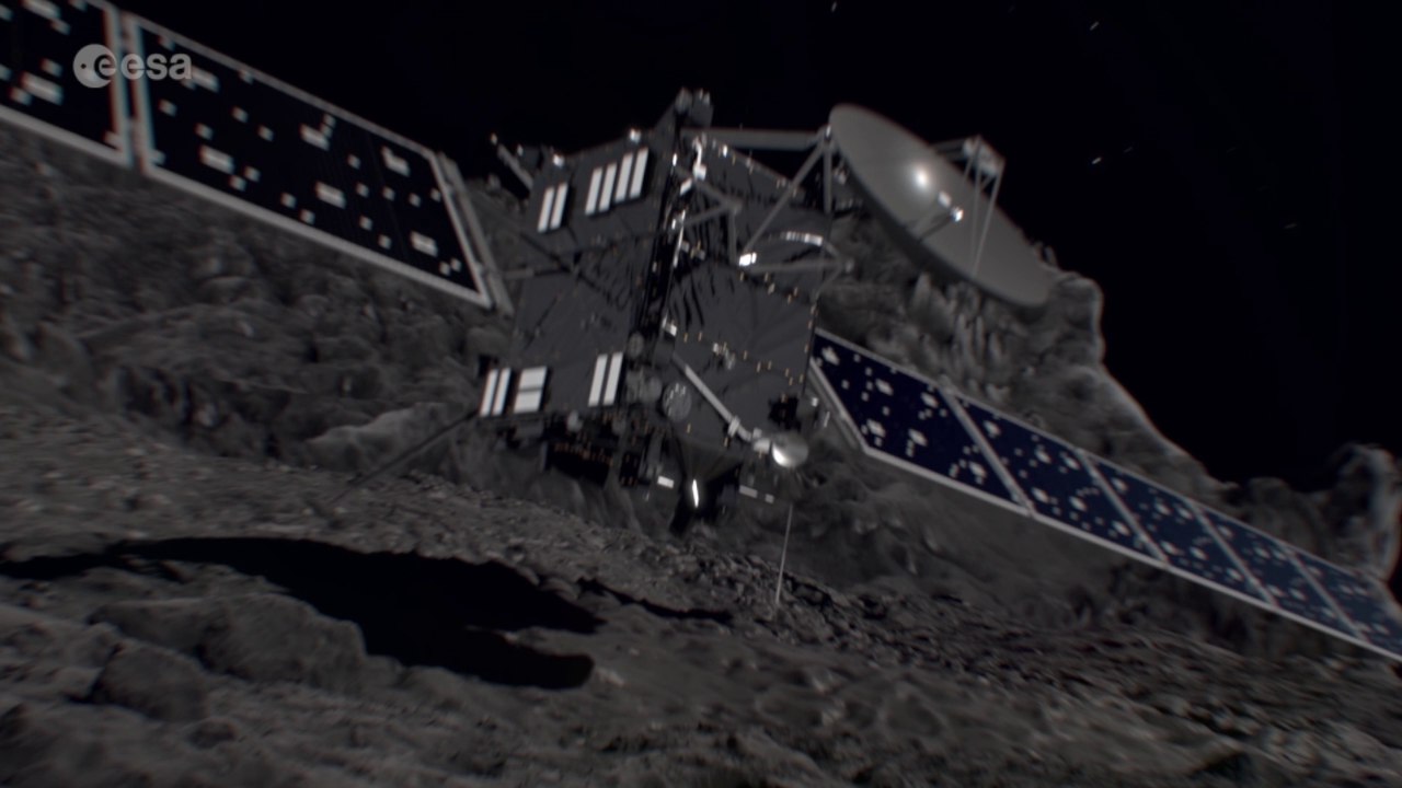 Visualising Rosetta's descent