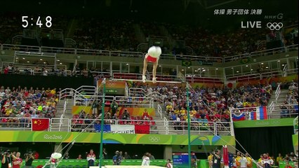 ストラトビッチ 鉄棒@リオ五輪団体決勝