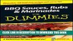 [PDF] BBQ Sauces, Rubs and Marinades For Dummies Popular Colection