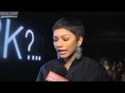 Zendaya at DKNY - Autumn/Winter 2015-16 | Videofashion