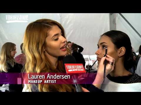 Backstage Beauty Secrets: Hair & Makeup at Dennis Basso | Autumn/Winter 2015-16