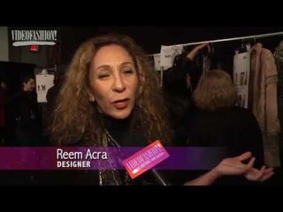 Designer Interview with Reem Acra : Autumn/Winter 2015-16 | Magical Look