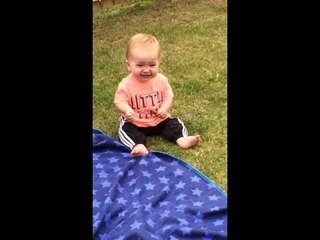 Baby Finds Joy in the Simplest Thing