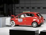 2011 Mazda 2 moderate overlap IIHS crash test