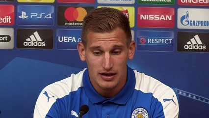 Leicester City's Marc Albrighton looks ahead to Porto match