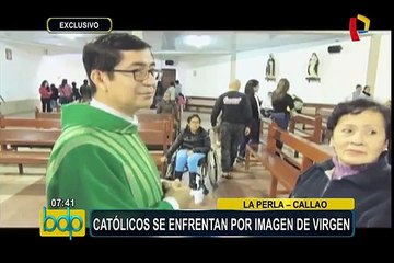 Callao: vecinos se enfrentan por imagen de virgen