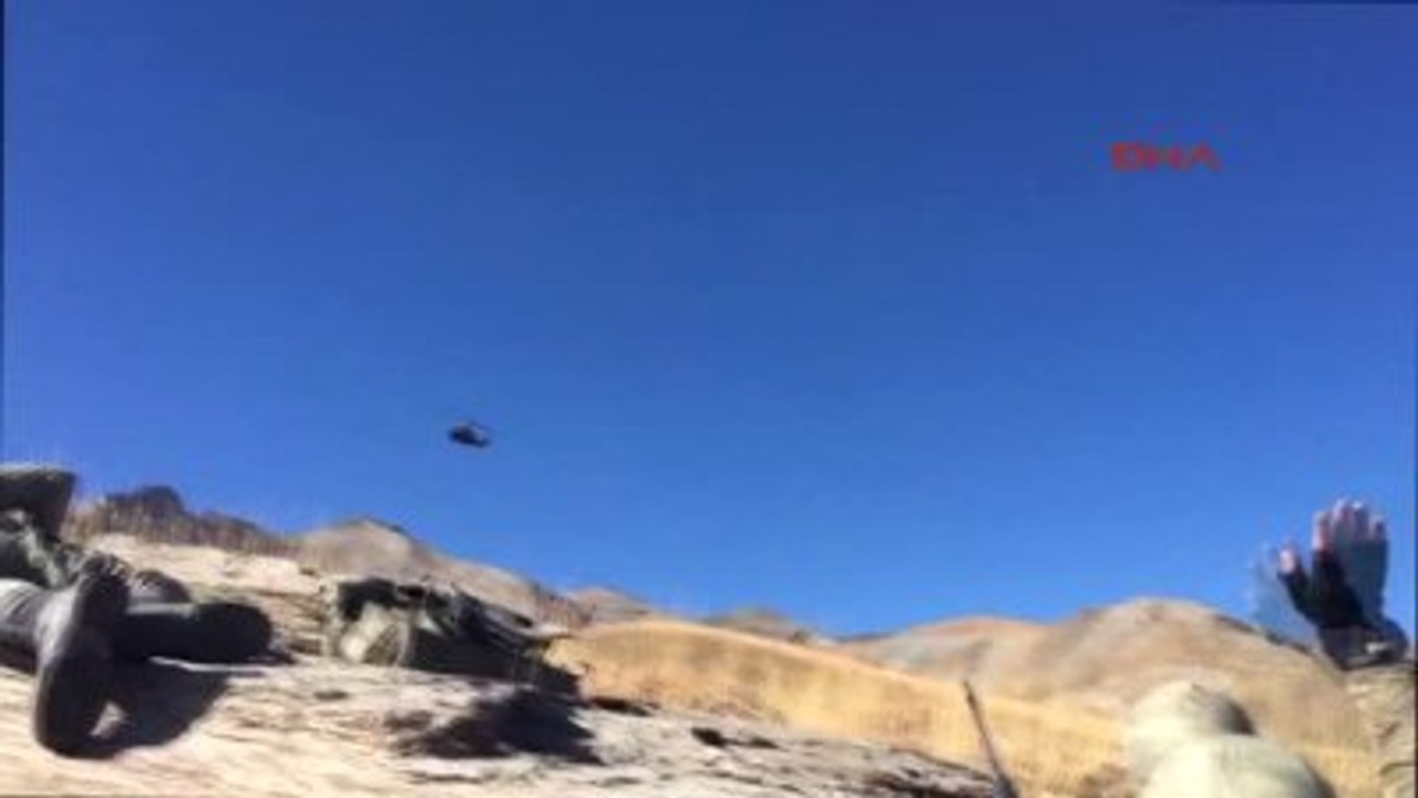 Hakkari - Yüksekova Buzul Dağı Bölgesindeki Operasyondan Sıcak Görüntüler