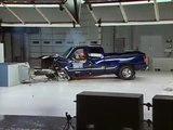 2001 Chevrolet Silverado 1500 moderate overlap IIHS crash test