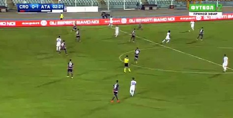 Crotone vs Atalanta 0-1 Andrea Petagna  Goal -  26.09.2016