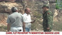 Report TV - Zjarri në Shëngjin, Hafizi: S'ka vend për panik, por rreziku mbetet