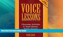 Big Deals  Voice Lessons: Classroom Activities to Teach Diction, Detail, Imagery, Syntax, and Tone