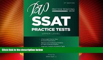 Big Deals  SSAT Practice Tests: Upper Level (2nd Edition)  Free Full Read Most Wanted