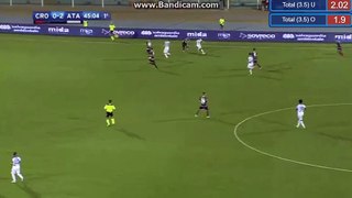 Alejandro Gómez Goal - Crotone 0-3 Atalanta 26.09.2016