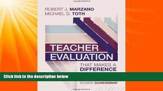 Big Deals  Teacher Evaluation That Makes a Difference: A New Model for Teacher Growth and Student