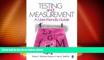 Big Deals  Testing and Measurement: A User-Friendly Guide  Free Full Read Most Wanted