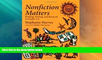 Big Deals  Nonfiction Matters: Reading, Writing, and Research in Grades 3-8  Best Seller Books