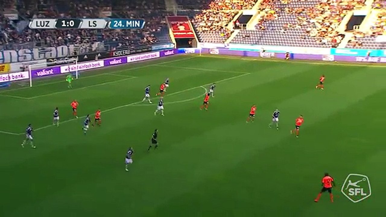 Luzern 1:1 Lausanne (Swiss Super League 9. Runde 2016/2017 24 .September 2016)