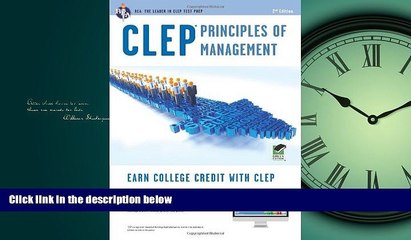 READ book  CLEPÂ® Principles of Management Book + Online (CLEP Test Preparation)  FREE BOOOK