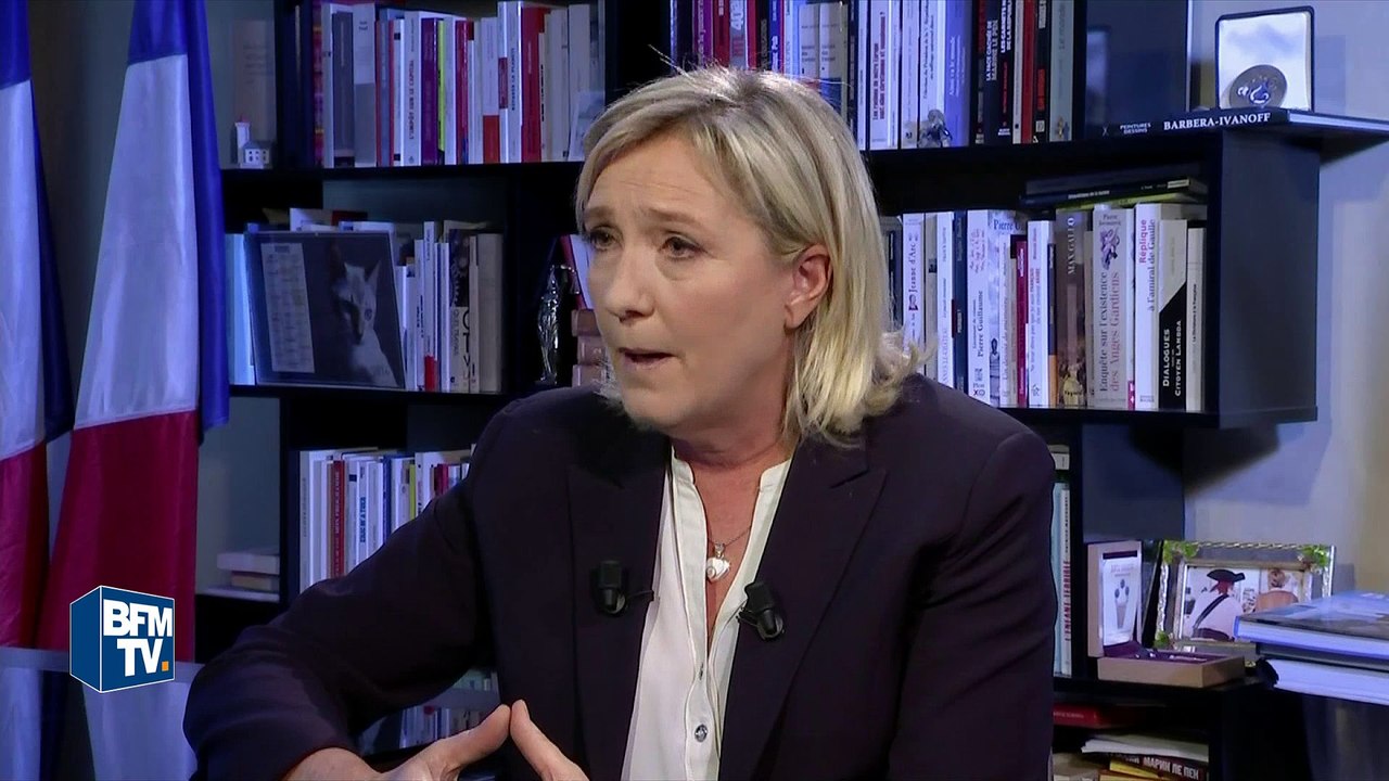 Marine Le Pen: "Nicolas Sarkozy ne croit pas un mot de ce qu'il dit"