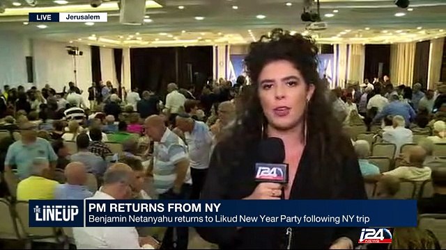 Benjamin Netanyahu addresses his Likud party after U.S. trip