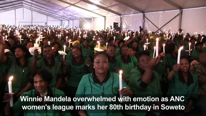 Nelson Mandela's ex-wife Winnie celebrates 80th birthday