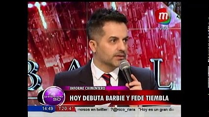 Hoy debuta Barbie Vélez, mientras Fede Bal se perdió en la bachata