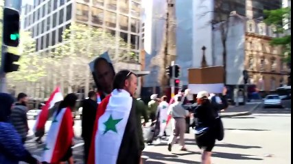 В Австралии митингующие граждане поблагодарили Армию России за работу в Сирии - Zergee