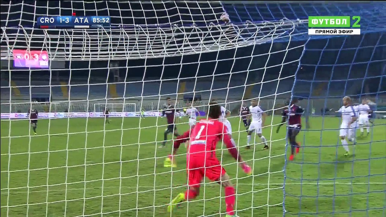 1-3 Simeon Tochukwu Nwankwo Goal Italy  Serie A - 26.09.2016 FC Crotone 1-3 Atalanta Bergamo