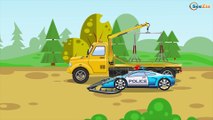 Мультики про машинки - Полицейская машина, Эвакуатор и Автосервис - Мультфильмы для детей