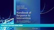 Must Have PDF  Handbook of Response to Intervention: The Science and Practice of Multi-Tiered