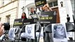 Sillas vacías en Londres por los 43 desaparecidos en México