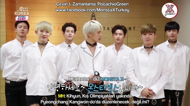 [16.09.2016] Monsta X - Quiz on Korea OX Quiz Kesiti (Türkçe Altyazılı)