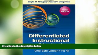 Big Deals  Differentiated Instructional Strategies: One Size Doesn t Fit All  Best Seller Books