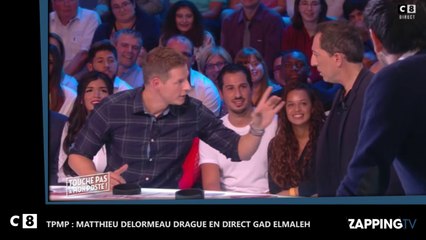 TPMP : Matthieu Delormeau drague Gad Elmaleh, malaise sur le plateau (Vidéo)
