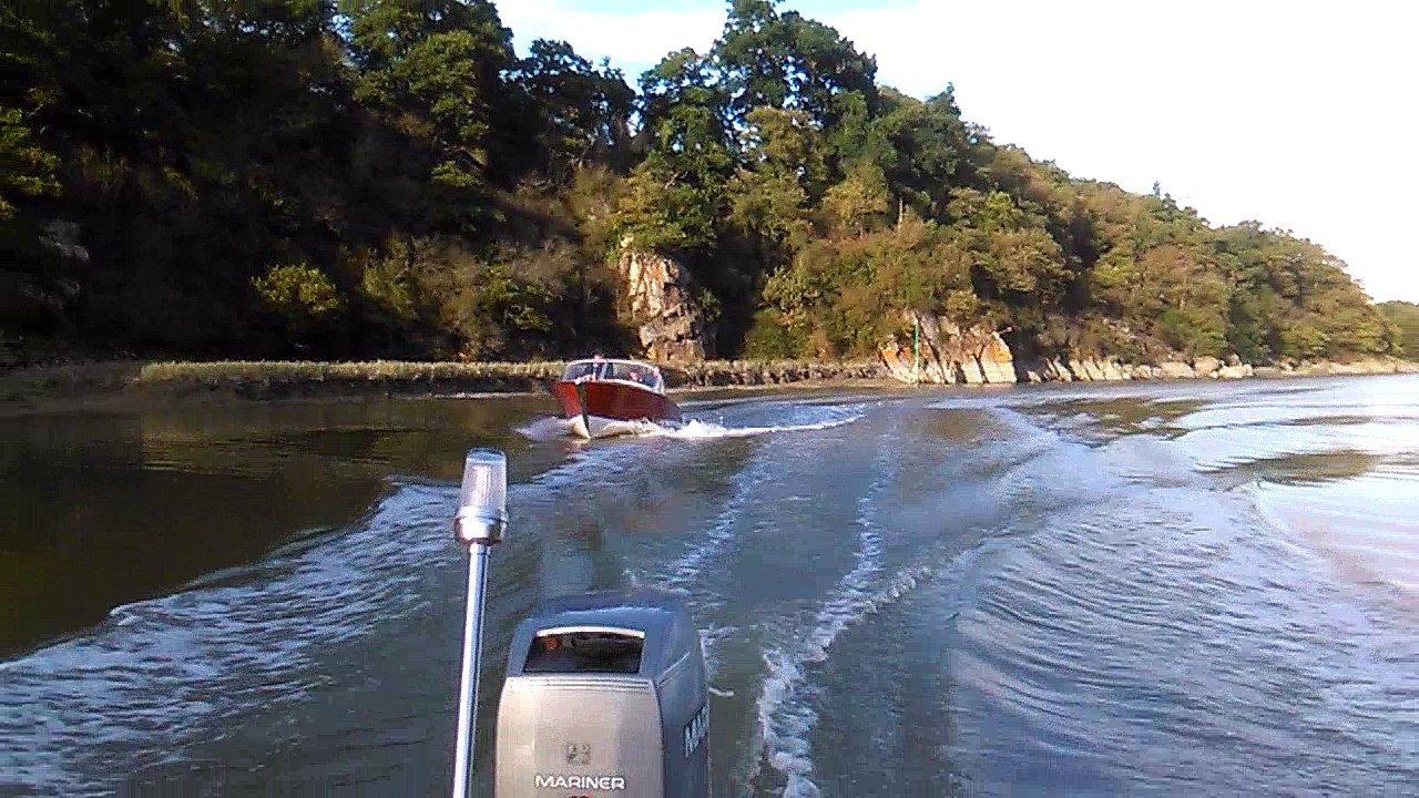 retour fin de la Rance Maritime vers l'écluse du Chatelier