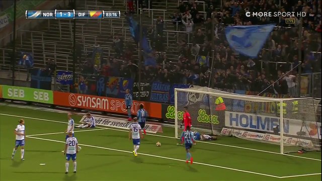 Händelserikt i Norrköping - Berntsen gör 3-1 för Djurgården - TV4 Sport