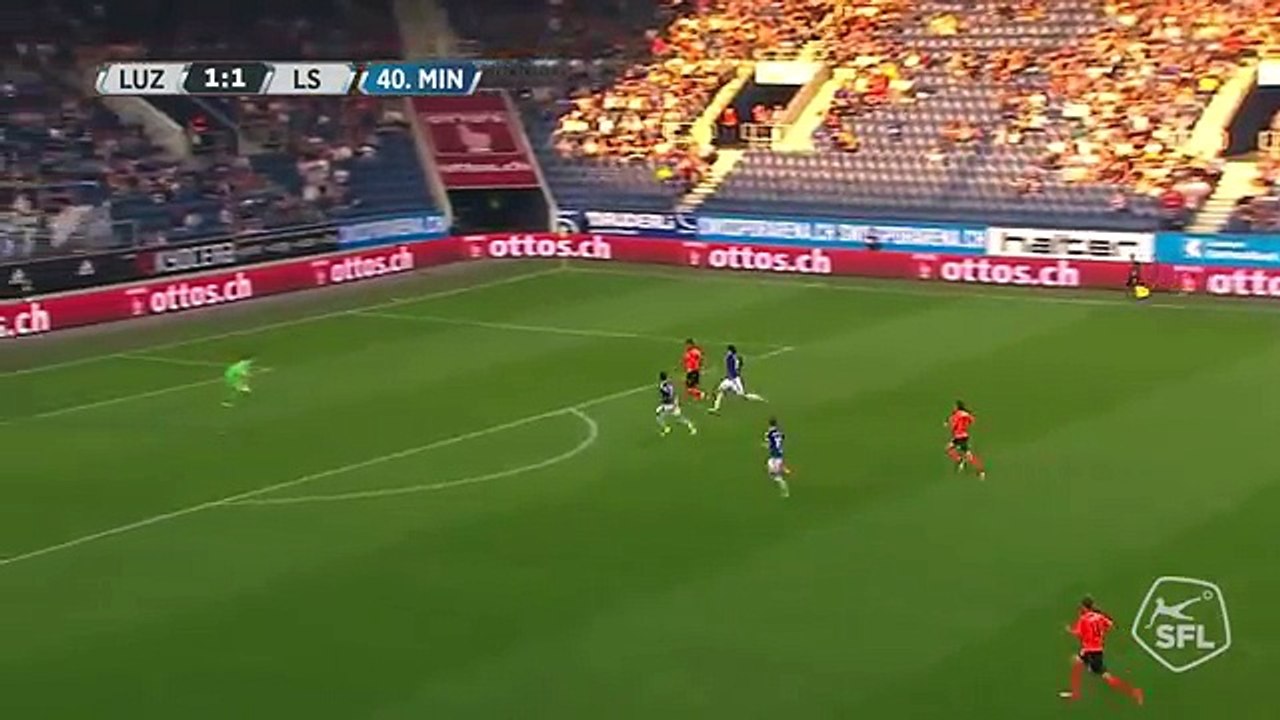 Luzern 1:3 Lausanne (Swiss Super League 9. Runde 2016/2017 24 .September 2016)