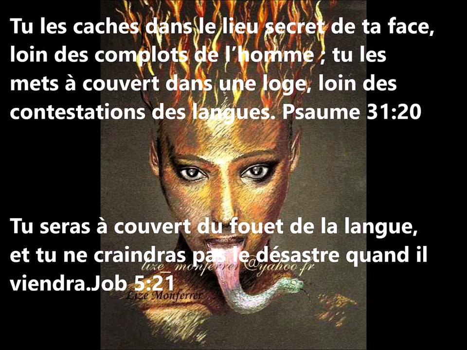 PROMESSES BIBLIQUES - VOLET N°6 CALOMNIES ET OPPROBRES