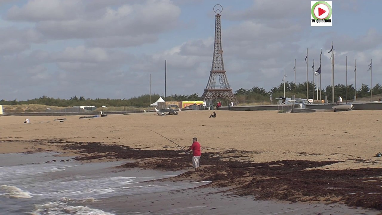 La Tour-Eiffel sur la plage de Sion - Télé Noirmoutier Vendée