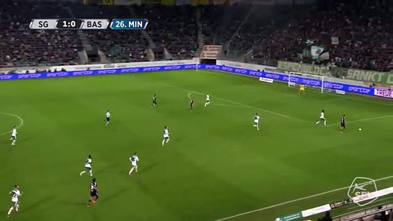 FC St. Gallen 1:1 FC Basel (Swiss Super League 9. Runde 2016/2017 24 .September 2016)
