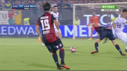 Bruno Fernandes Goal - Cagliari	1-1	Sampdoria 26.09.2016