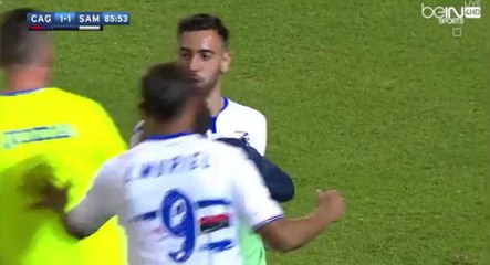 Bruno Fernandes Goal - Cagliari Calcio 1-1 UC Sampdoria (26/09/2016)