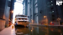 The World's Largest Elevators Helps Ships Over A Dam