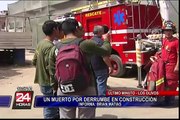 Un muerto y cinco heridos deja derrumbe en obra de construcción en Los Olivos