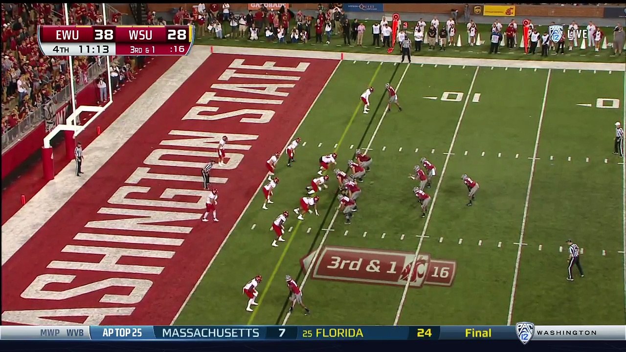 2016-09-03 Eastern Washington Eagles vs Washington State Cougars 4th Quarter