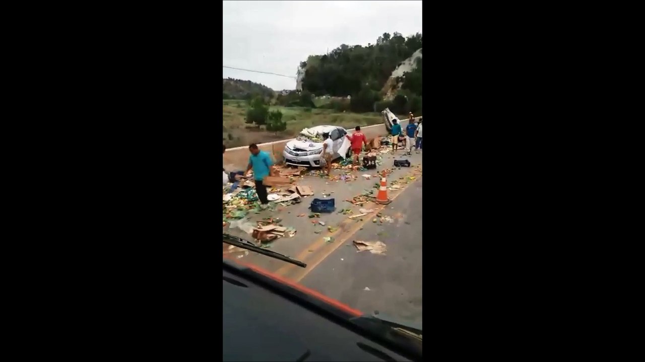 Acidente deixa um ferido em Pedro Canário