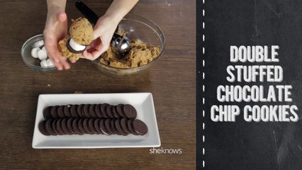 Double Stuffed Chocolate Chip Cookie