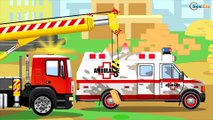 Car Cartoons for Kids - The Crane - Construction Trucks - Diggers Cartoons for children